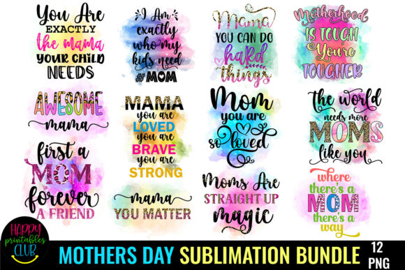 Download Mother's Day Sublimation Bundle - Premium Resources
