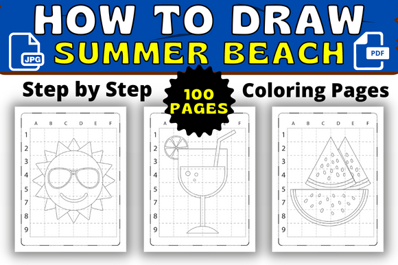 Download How to Draw Summer Beach Coloring Pages - Draw Collection