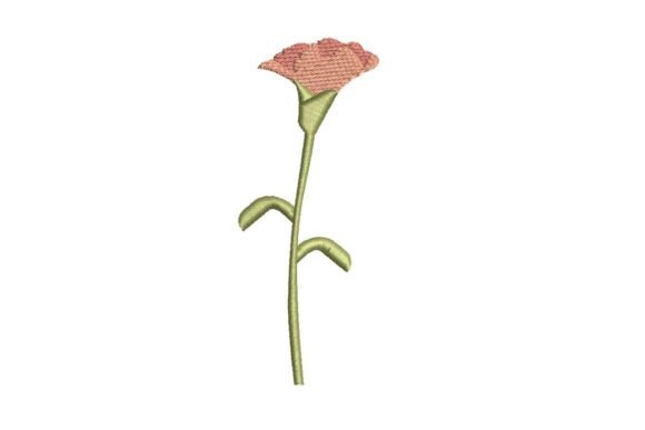 Download Dainty Single Flower Embroidery Design - Single flower Collection